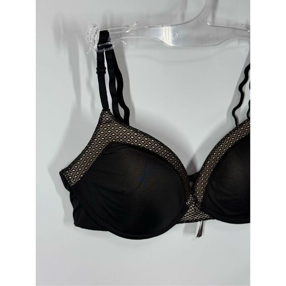 C6 ---- Victoria's Secret T Shirt lightly lined scoop Demi bra size 34C - Picture 2 of 5